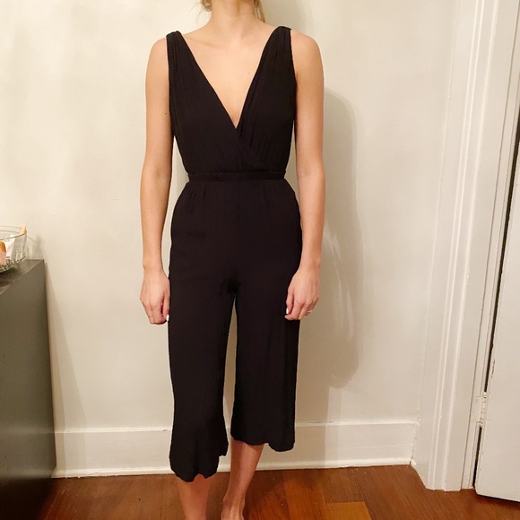 madewell v neck jumpsuit